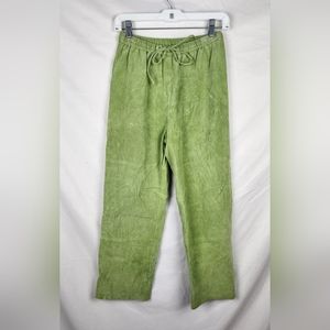 Terry Lewis Classic Luxuries Women's Lined 100% Genuine Leather Pants sz 6P